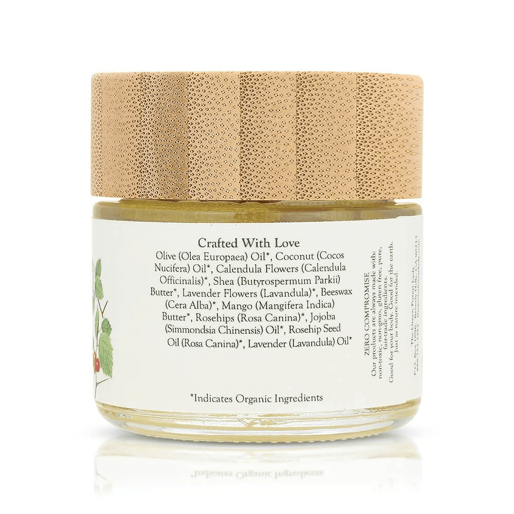 Picture of the Growing Belly Balm product and packaging.