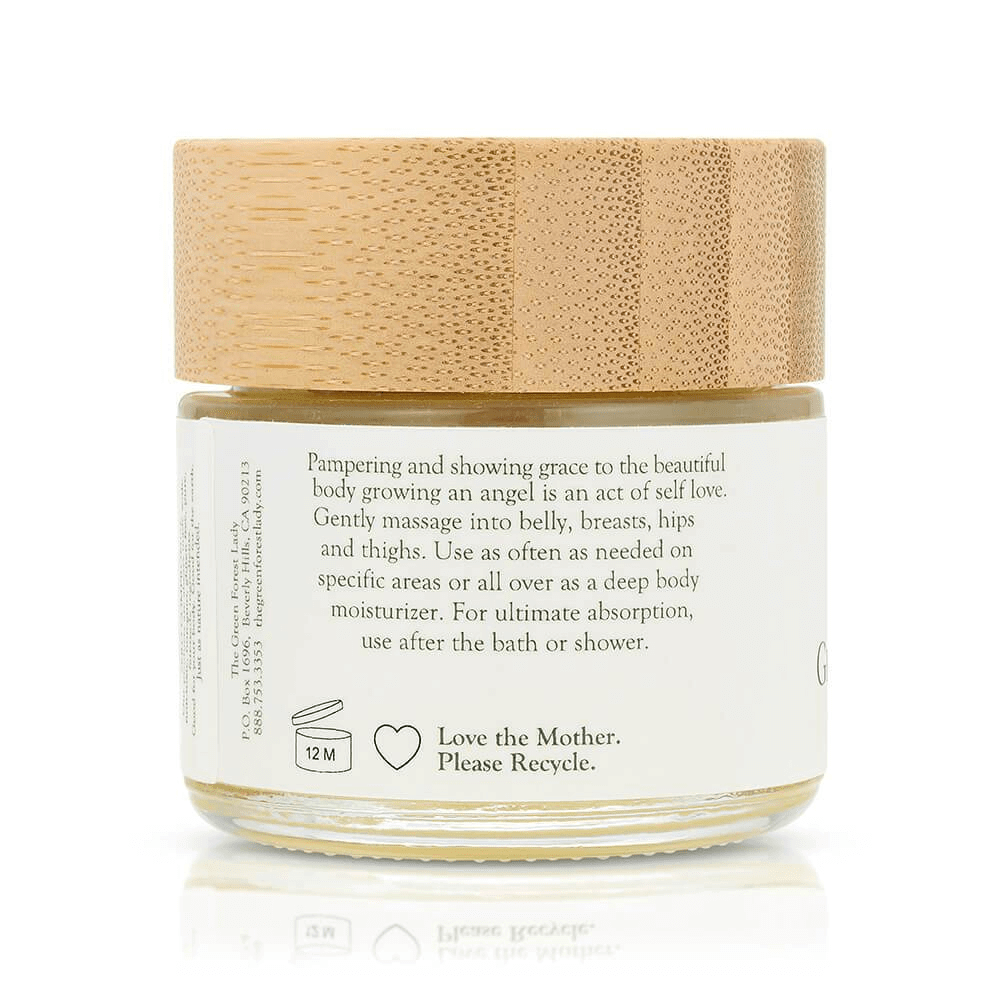 Picture of the Growing Belly Balm product and packaging.